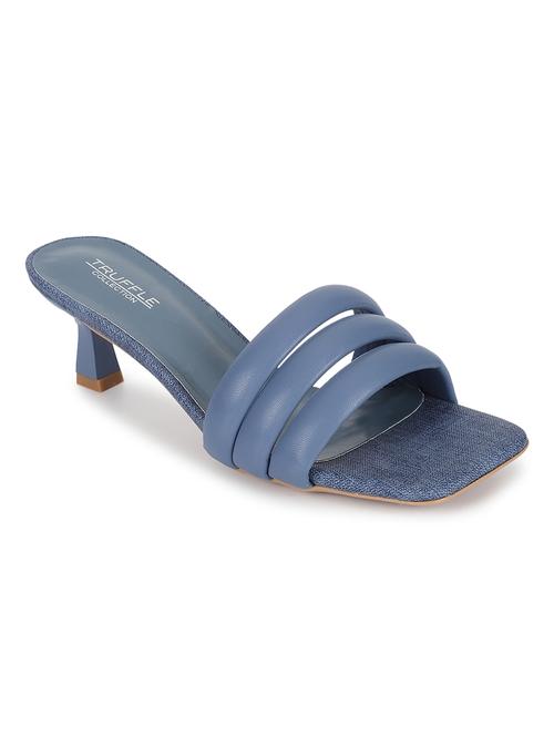 women blue slip on sandal - 21451196 -  Standard Image - 0