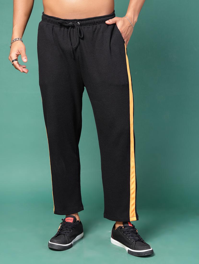 men side taped full length track pant