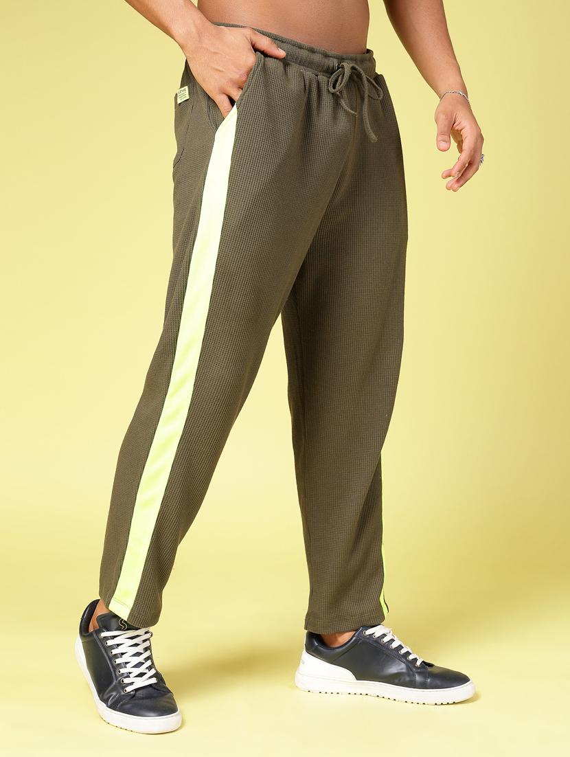 men side taped full length track pant - 21451362 -  Standard Image - 1
