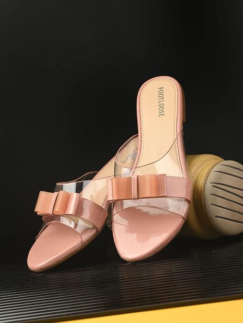 women pink slip on sandal - 21452765 - Standard Image - 0