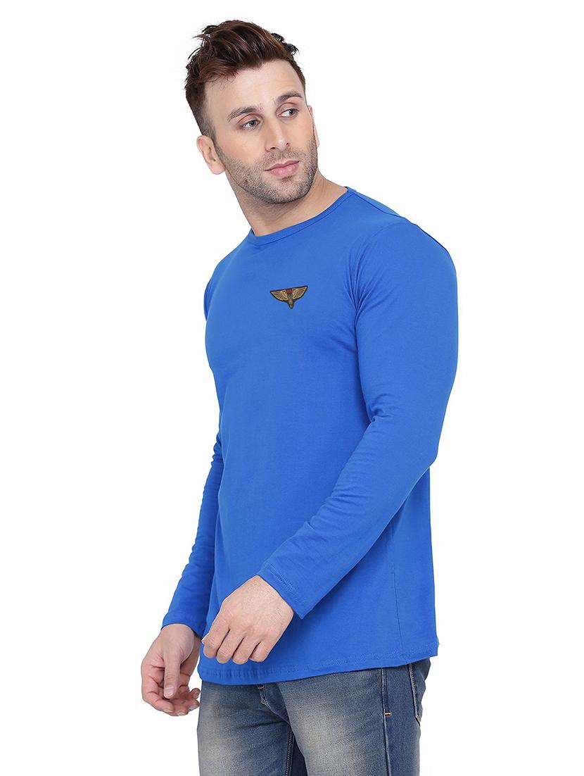 men solid long sleeved t-shirt - 21454218 - Standard Image - 1