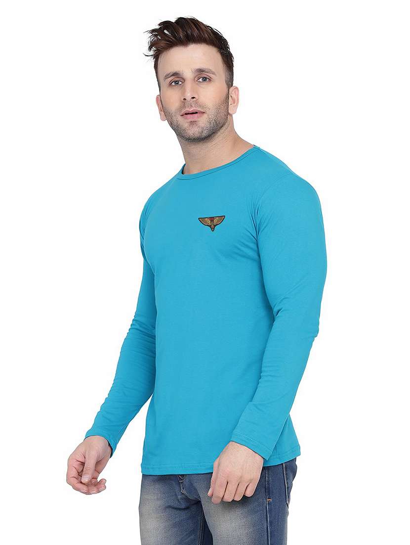 men solid long sleeved t-shirt - 21454225 -  Standard Image - 1