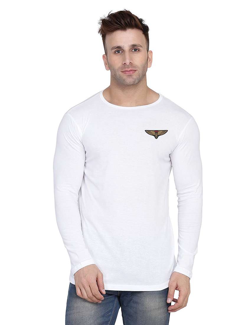 men solid long sleeved t-shirt - 21454226 - Zoom Image - 0