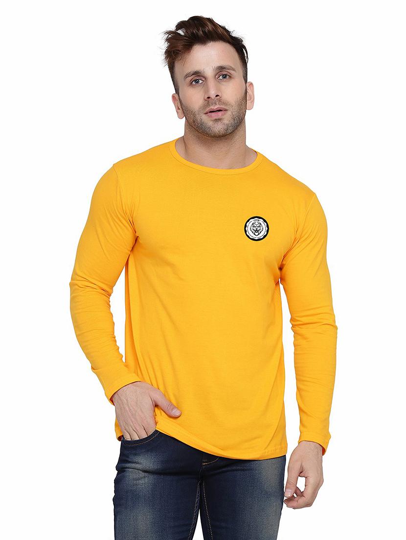 men solid long sleeved t-shirt - 21454237 -  Zoom Image - 0