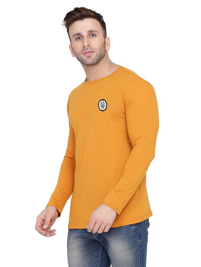 men solid long sleeved t-shirt - 21454242 -  Standard Image - 1