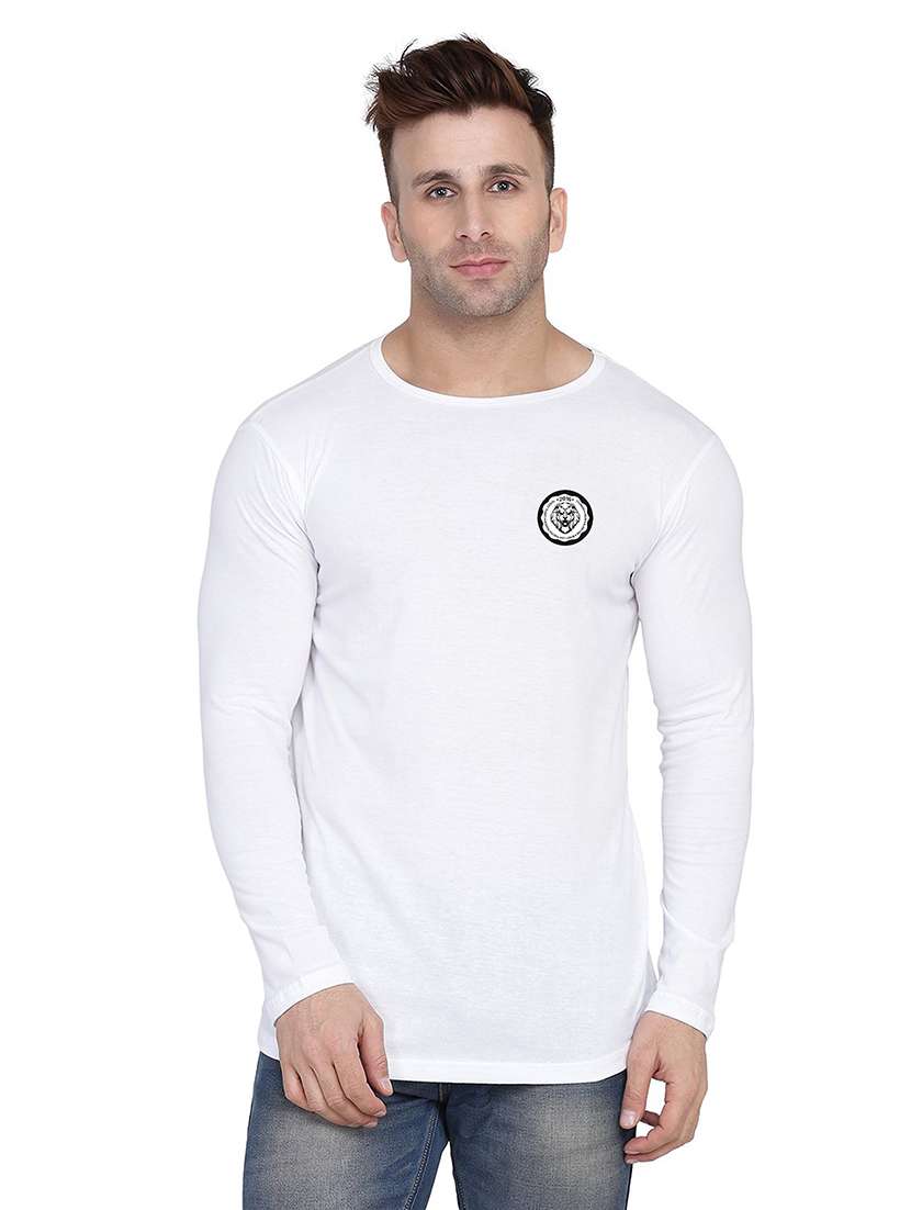 men solid long sleeved t-shirt - 21454246 - Zoom Image - 0