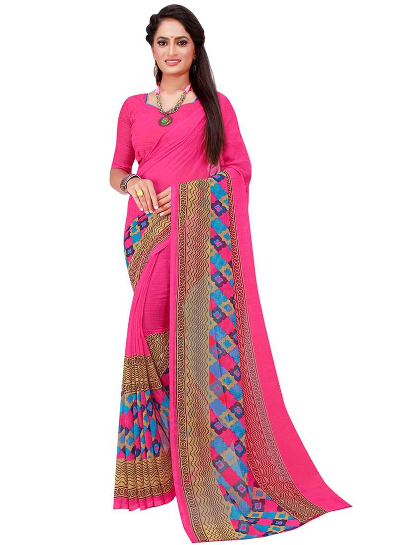 women pack of 2 casual wear sarees - 21455032 -  Standard Image - 1