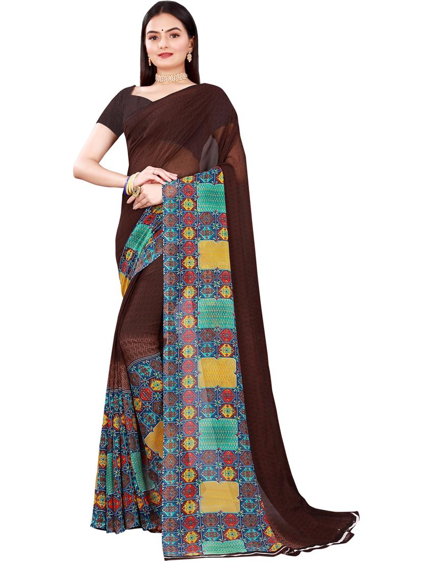 women pack of 2 casual wear combo sarees - 21455049 - Standard Image - 1