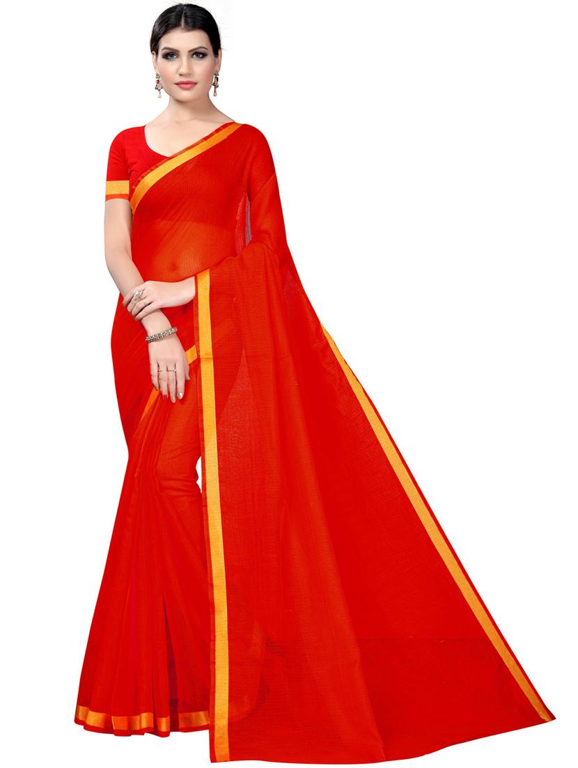 women pack of 2 casual wear combo sarees with blouse - 21456196 -  Standard Image - 1