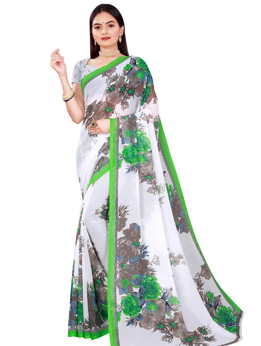 women pack of 2 casual wear combo sarees with blouse - 21456528 - Standard Image - 1