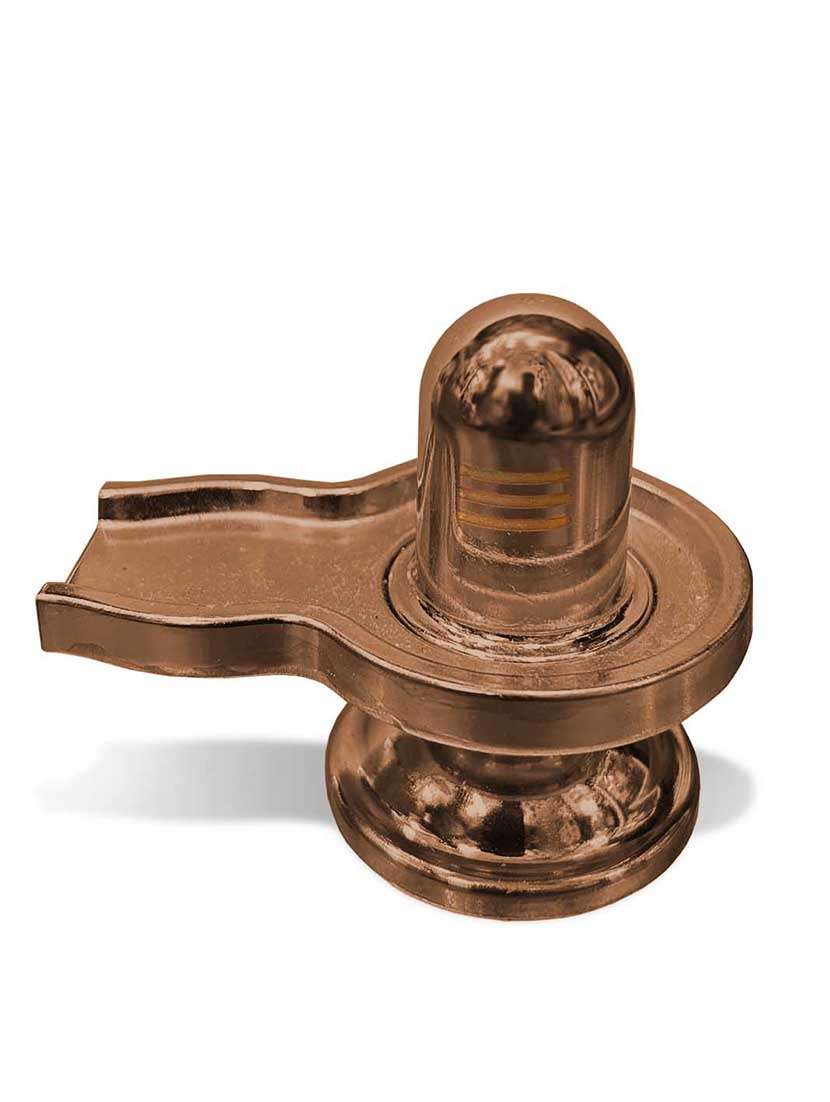 adhvik multicolor metal shiva,mahadev,bholebaba shivling lingam metal idol for gifting - 21456984 -  Standard Image - 1