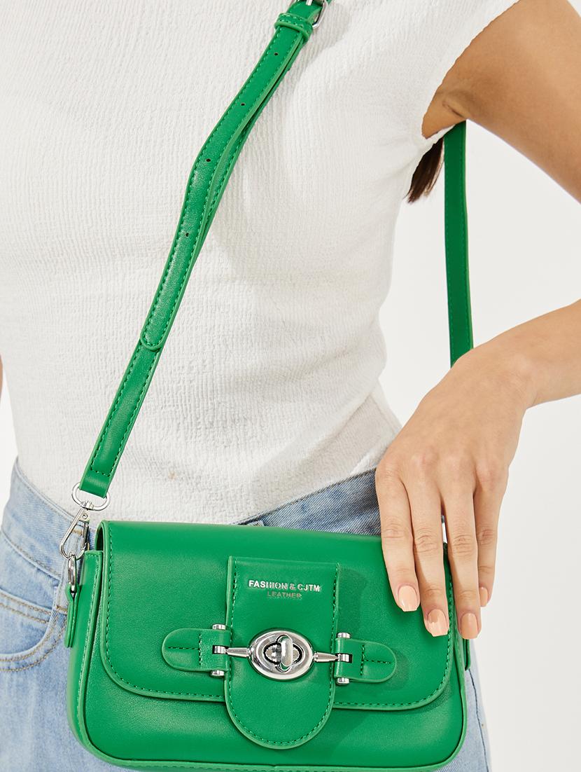 women green pu handbag - 21457031 - Standard Image - 6