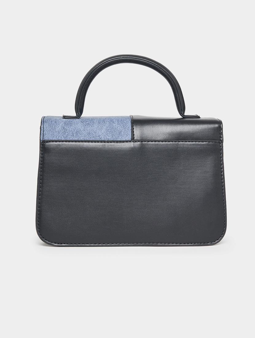 women blue pu handbag - 21457048 - Standard Image - 1