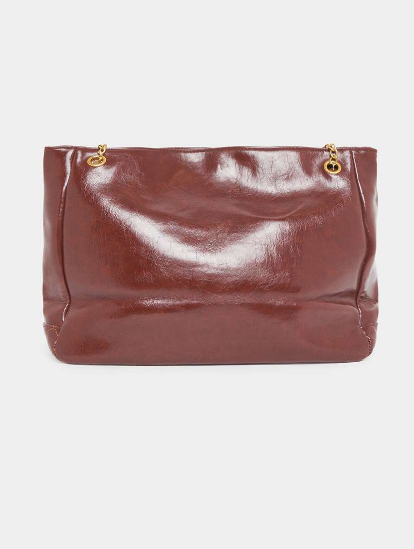 women maroon pu combo handbag - 21457049 -  Standard Image - 1