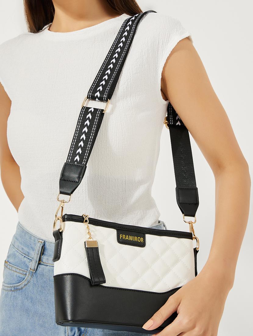 women white pu handbag - 21457087 - Standard Image - 4