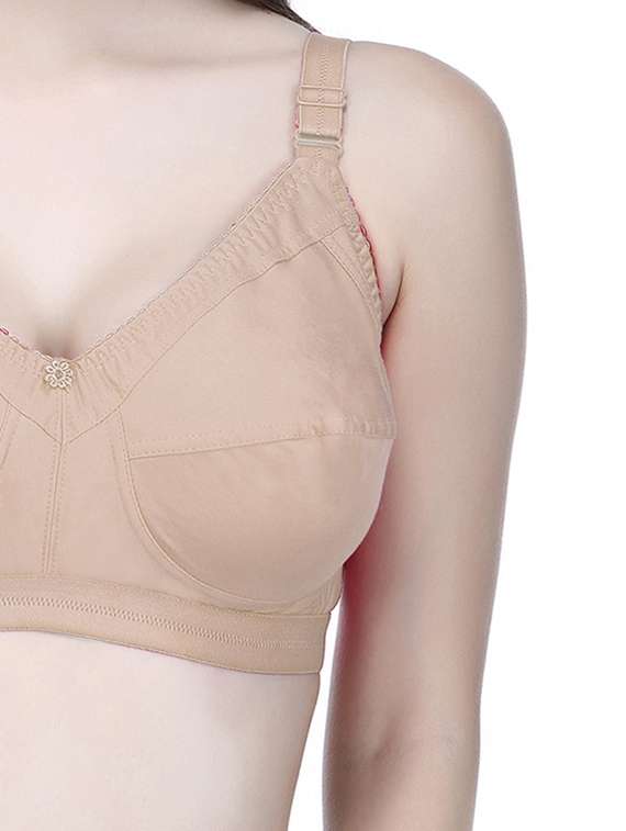 women pack of 2 solid bra combo - 21457258 - Standard Image - 6