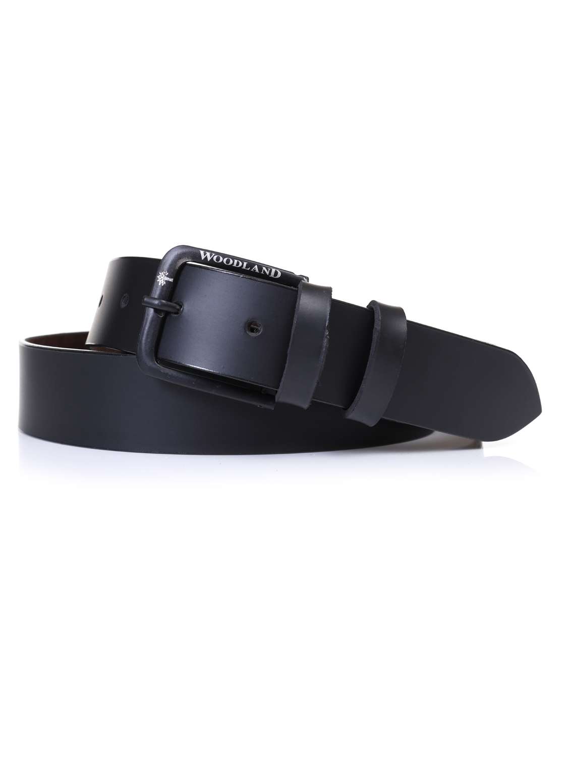 black leather belt