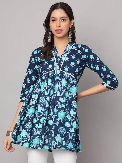 women multicolored printed regular top - 21458057 - Standard Image - 0