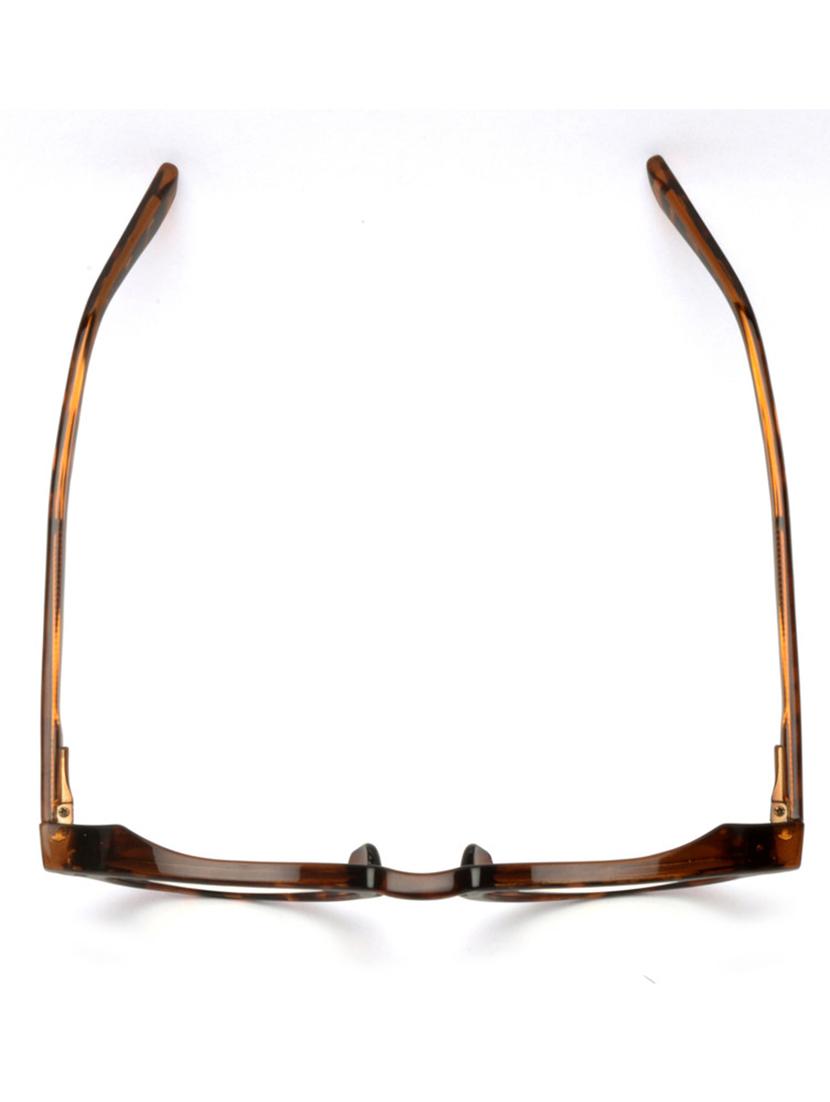 women round blue cut transparent eyeglasses - 21458171 - Standard Image - 4