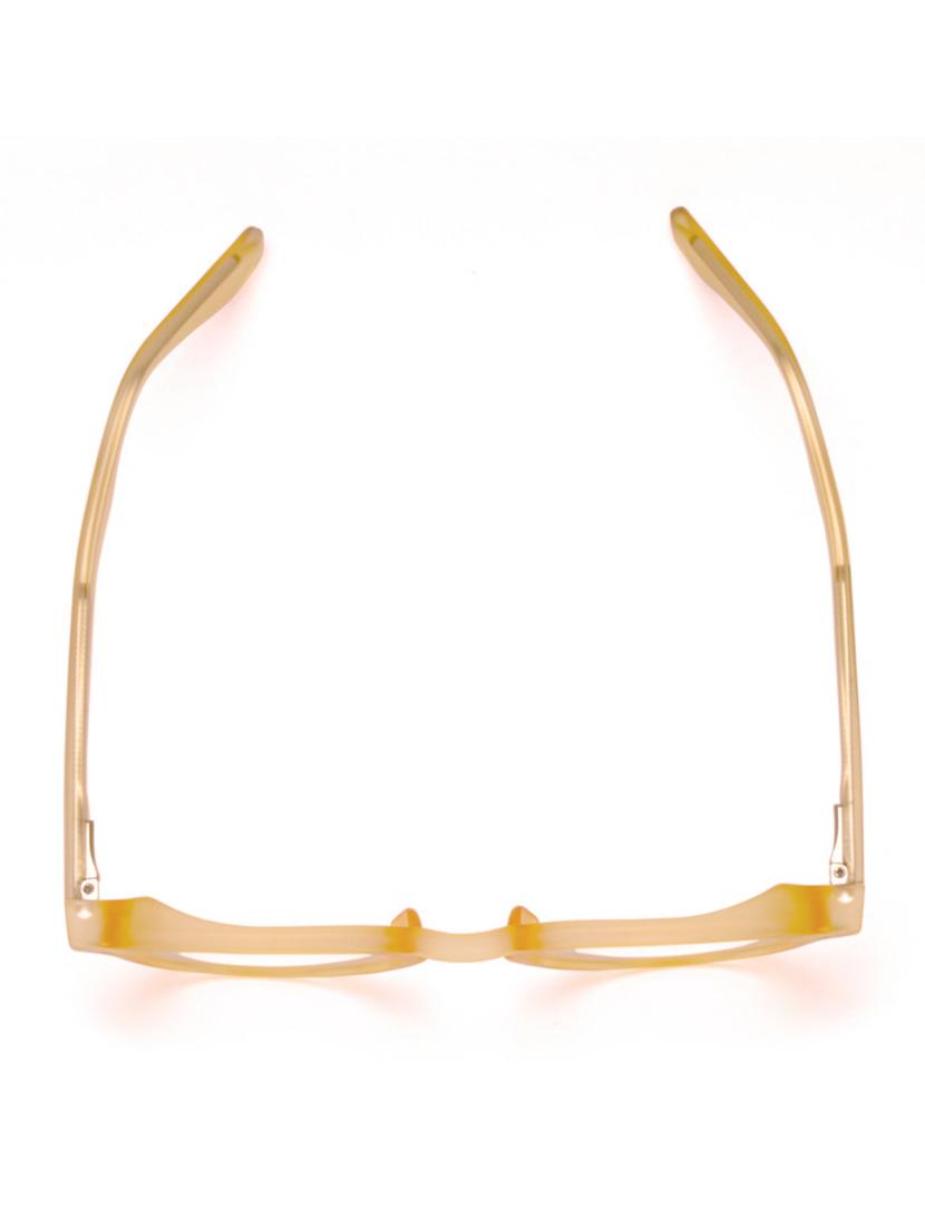 women round blue cut transparent eyeglasses - 21458172 - Standard Image - 4