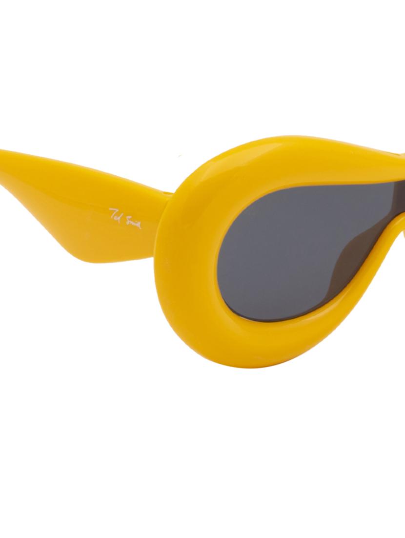 ted smith grey aviator sunglasses for men & women | full rim & acetate frame | large face ( 60-22-139 ) - 21458272 - Standard Image - 4
