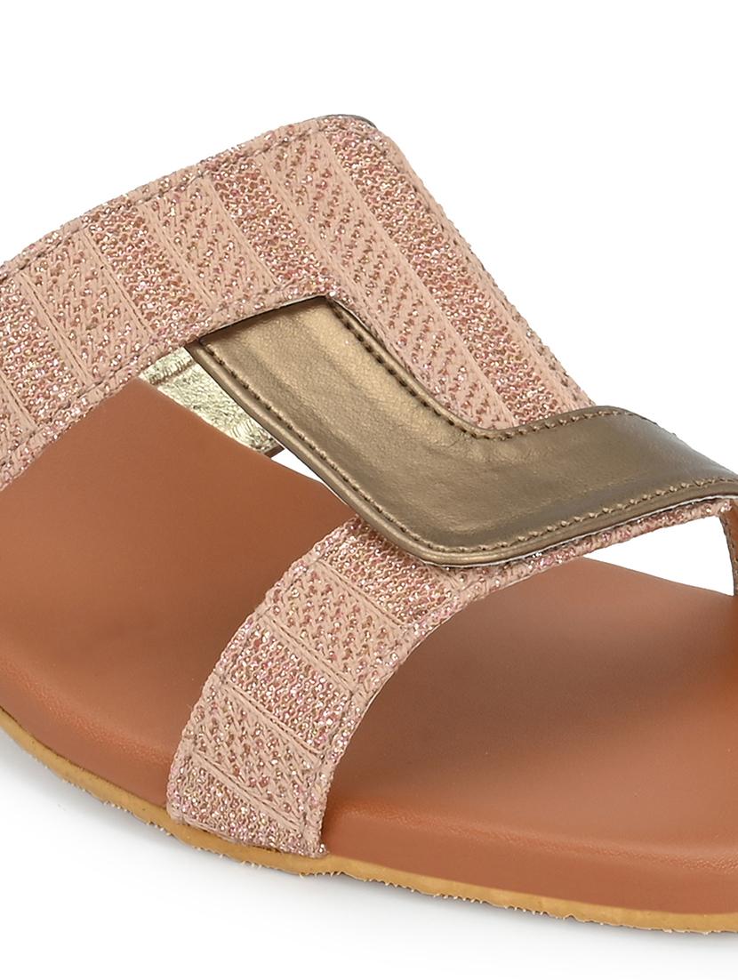 women tan slip on sandal - 21458644 - Standard Image - 4