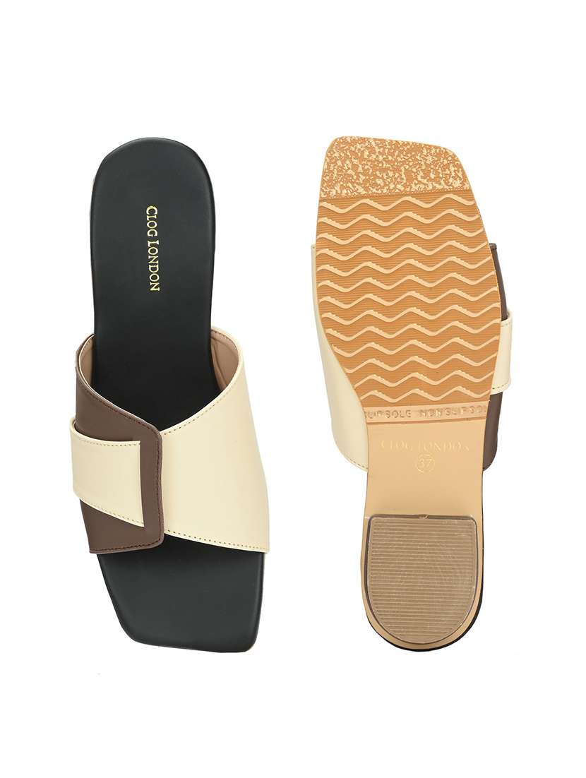 women black slip on sandal - 21458673 -  Standard Image - 6