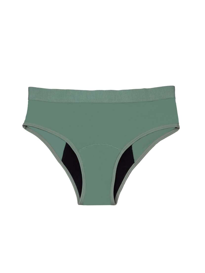 green cotton hipster panty - 21459042 -  Standard Image - 1