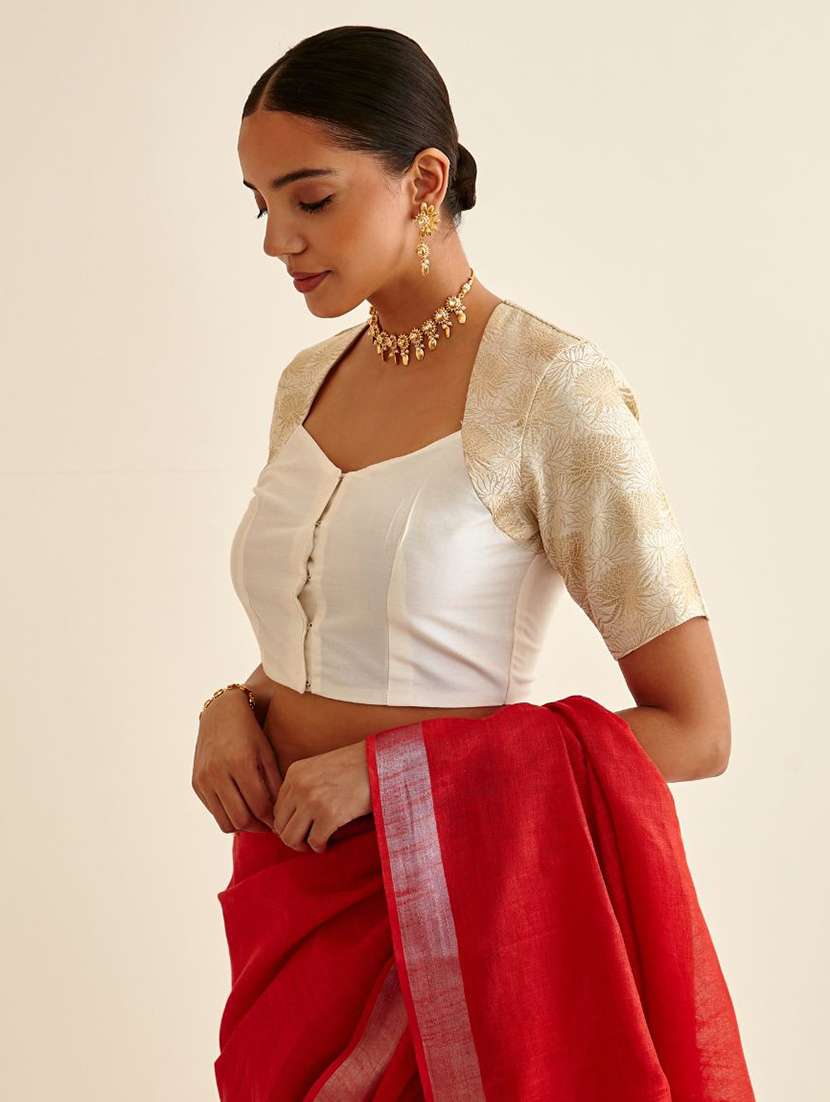 women white solid blouse - 21459991 -  Standard Image - 1