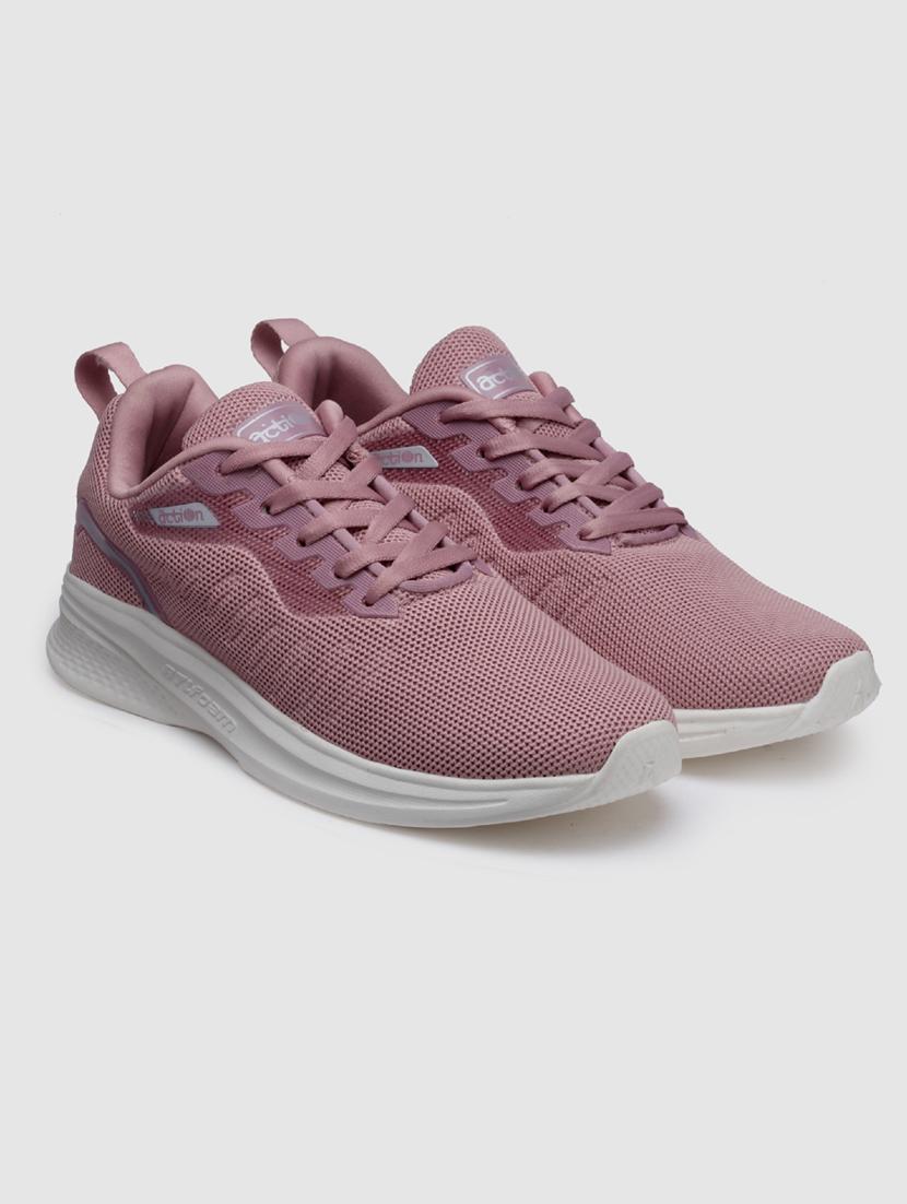 women solid lace-up sports shoes - 21460342 - Standard Image - 1