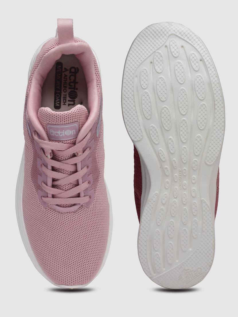 women solid lace-up sports shoes - 21460342 - Standard Image - 4