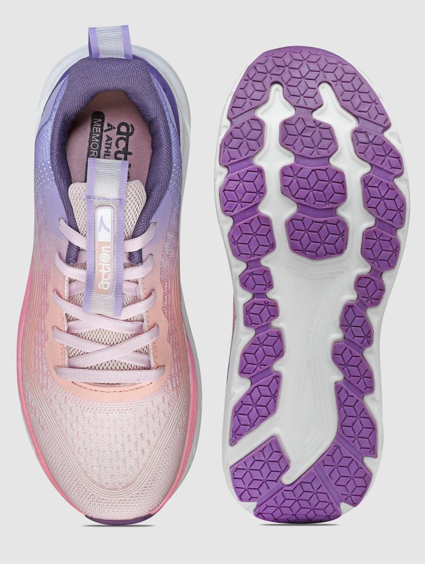 women solid lace-up sports shoes - 21460377 - Standard Image - 4