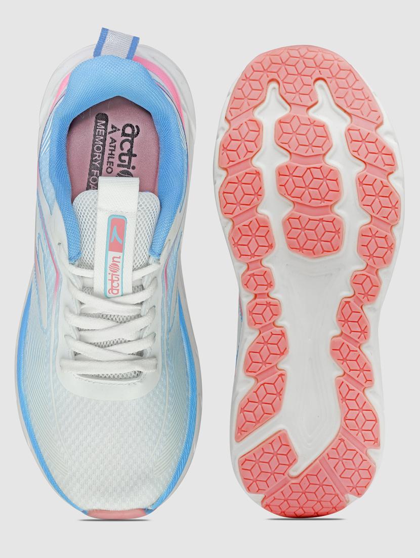 women solid lace-up sports shoes - 21460381 - Standard Image - 4