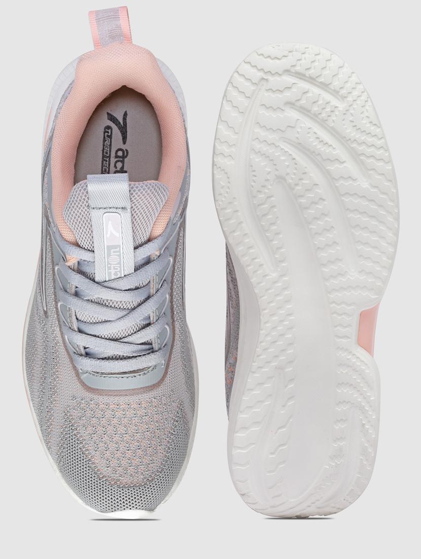 women solid lace-up sports shoes - 21460388 - Standard Image - 4