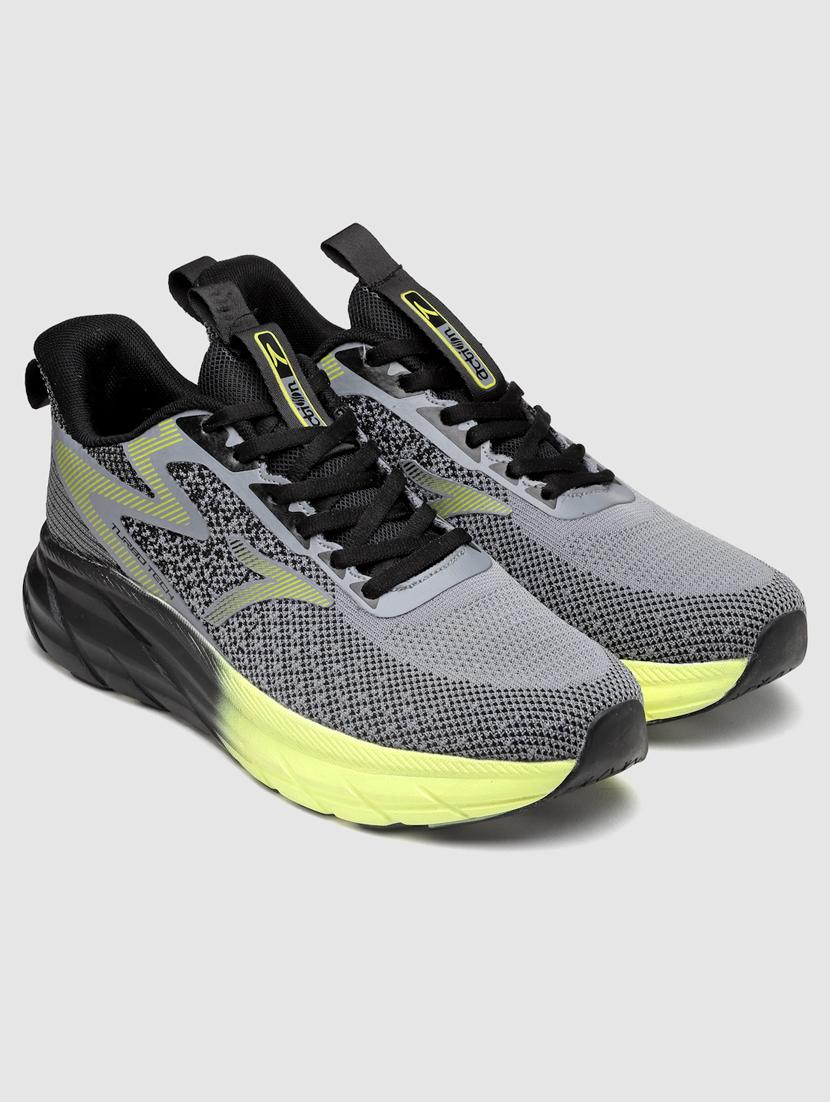 men lace up running sport shoes - 21460695 - Standard Image - 1