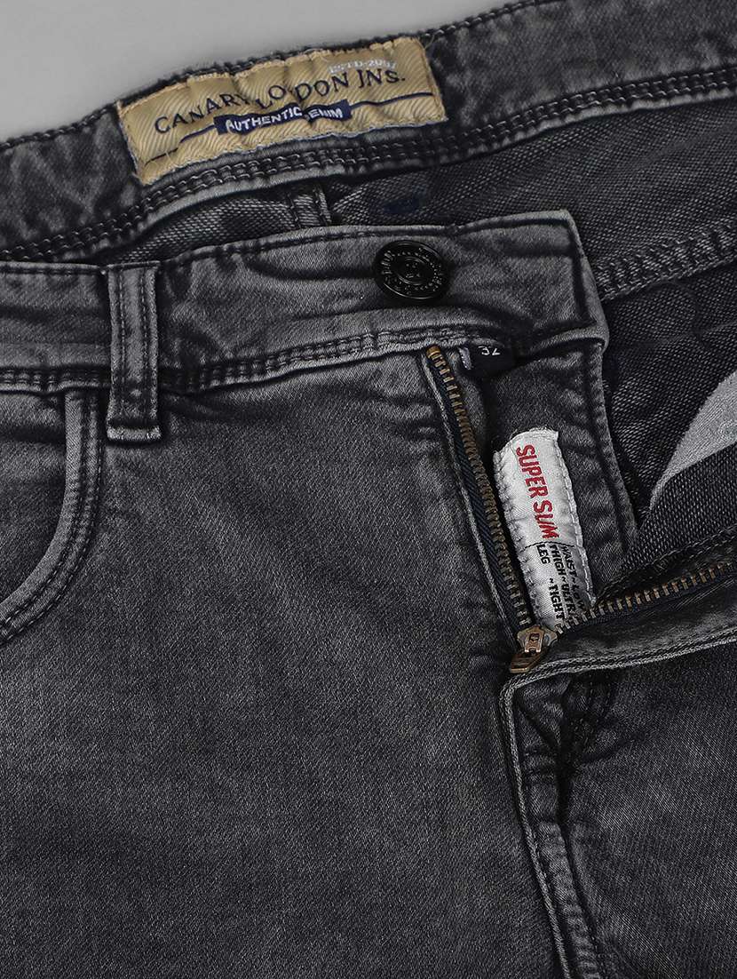men mid rise plain jeans - 21461063 - Standard Image - 6