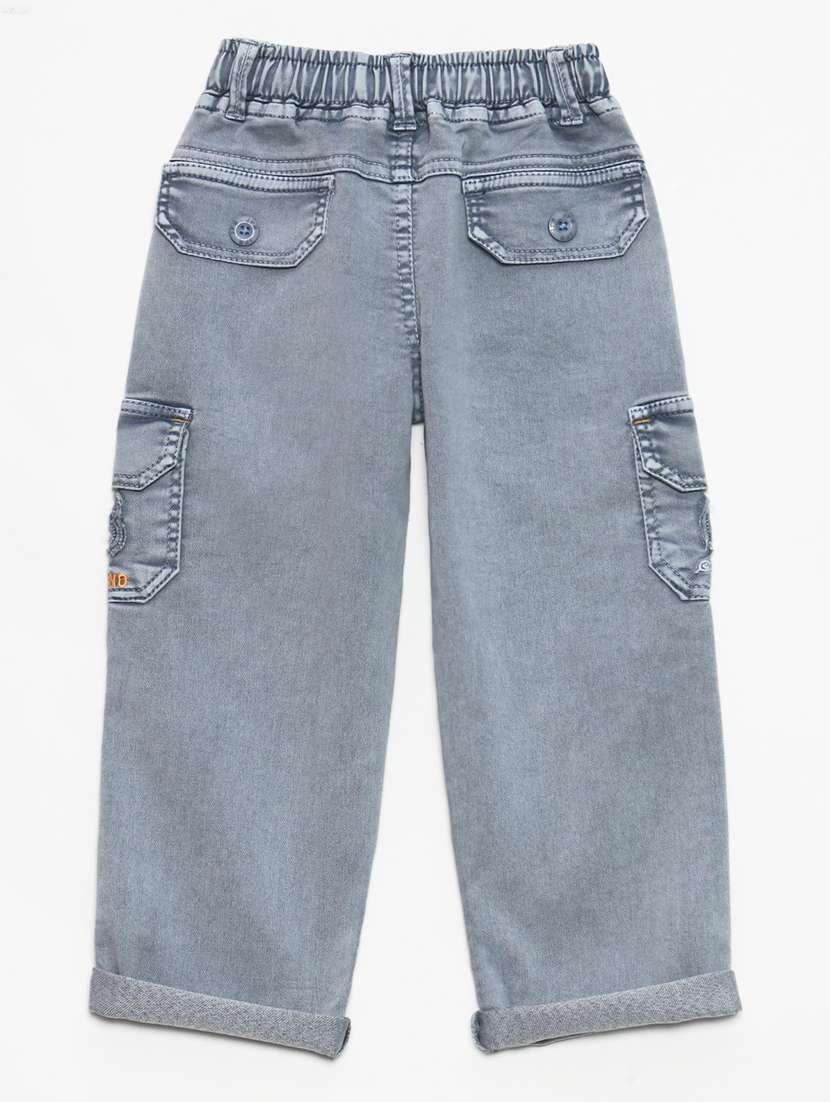 boys mid rise plain jeans - 21461163 -  Standard Image - 1