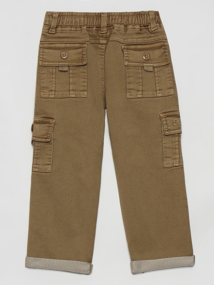 boys mid rise cotton plain jeans - 21461196 - Standard Image - 1