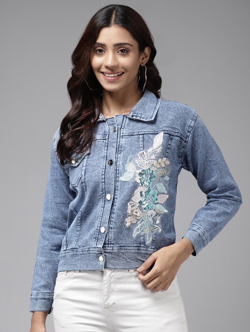 women long sleeve embroidered summer jacket - 21461481 -  Zoom Image - 0
