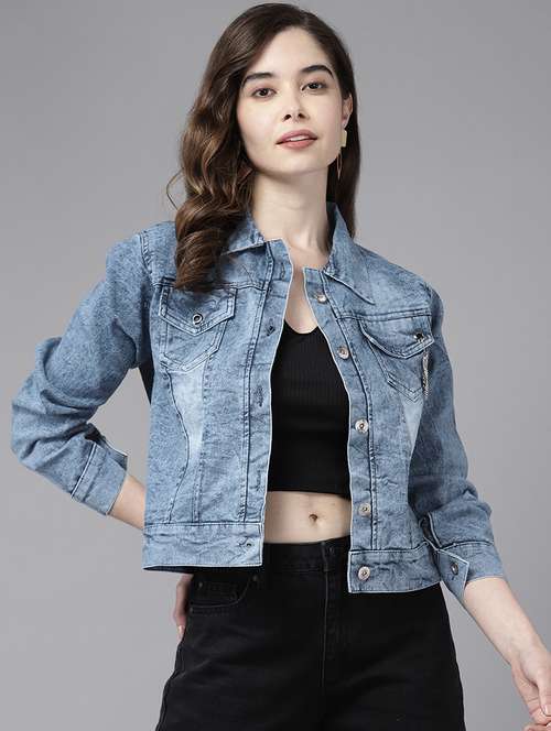 blue denim summer jacket - 21461487 -  Standard Image - 0