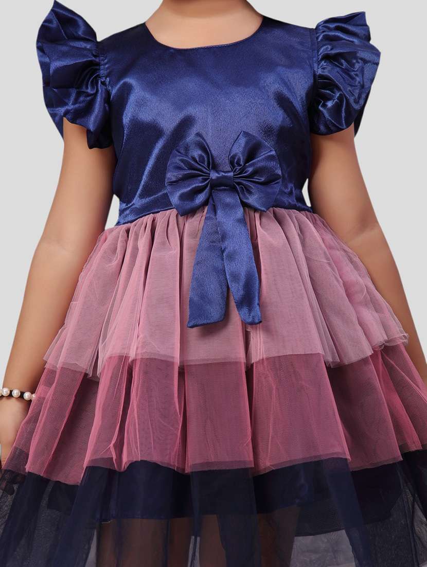 girl sleeveless party wear frock - 21462254 -  Standard Image - 4