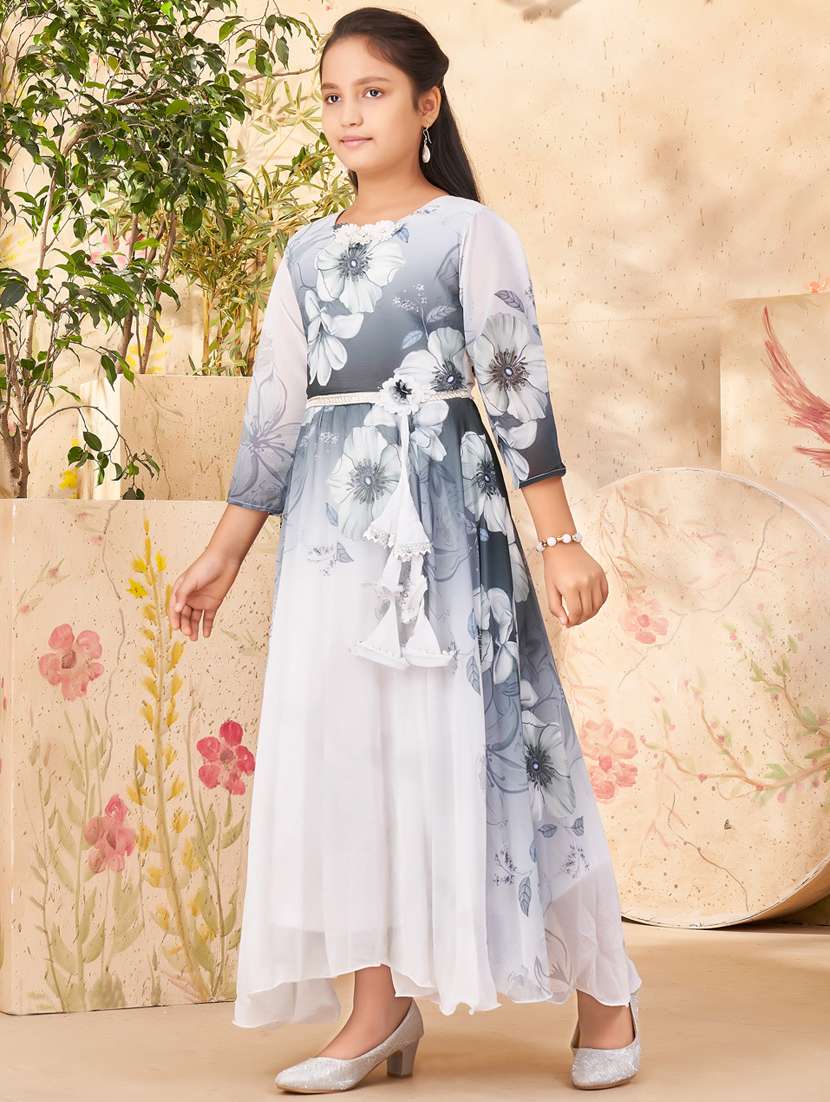 girl cotton blend casual wear frock - 21462344 -  Standard Image - 1