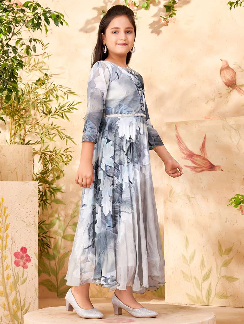 girl cotton blend casual wear frock - 21462361 -  Standard Image - 1