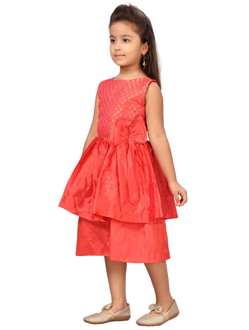 girl sleeveless party wear frock - 21462416 -  Standard Image - 1