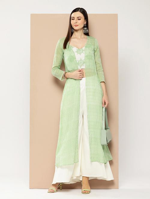 women white block printed fusion set - 21463061 - Standard Image - 0