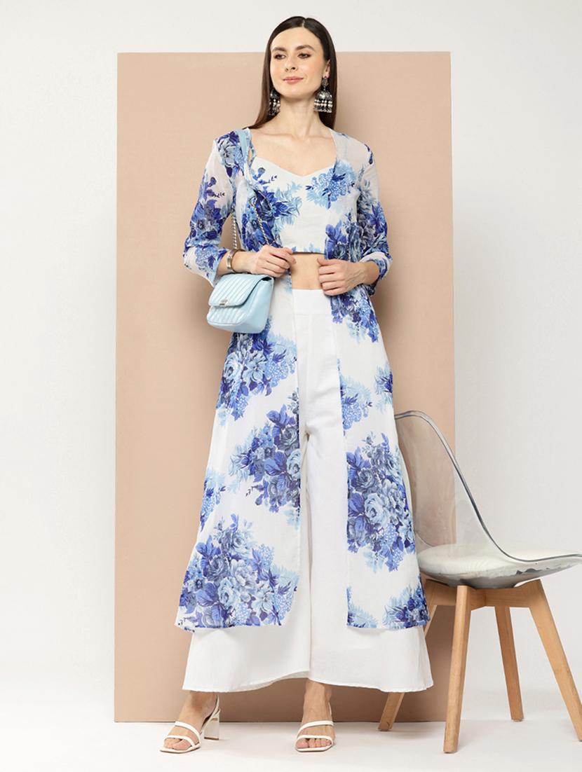 women white floral printed fusion set - 21463062 - Standard Image - 1