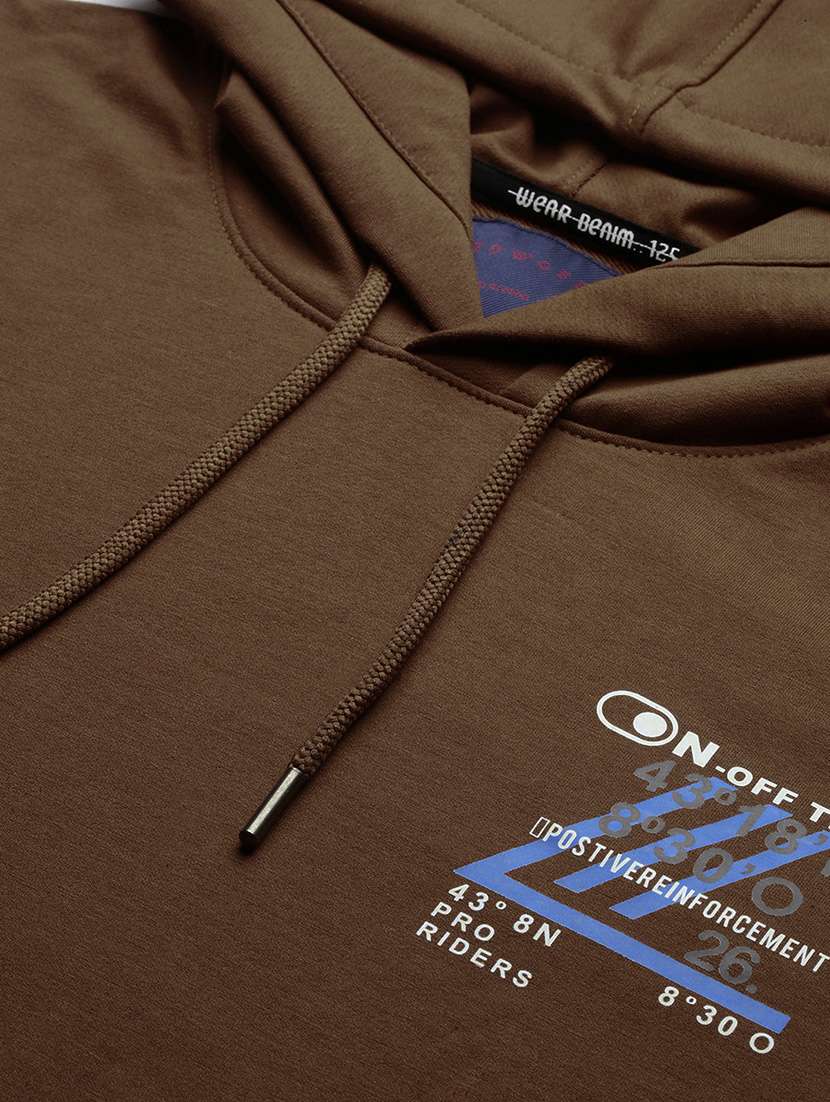 men placement print hooded sweatshirt - 21463191 -  Standard Image - 6