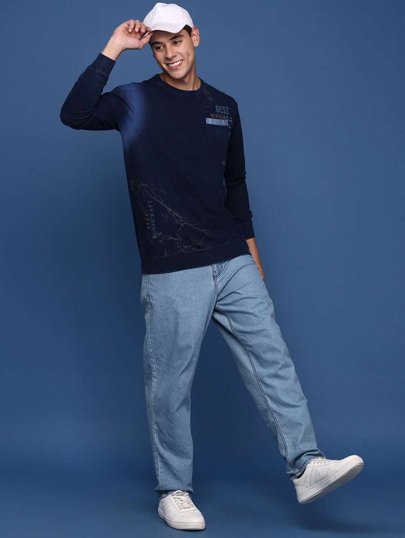 men long sleeves front & back print sweatshirt - 21463192 -  Standard Image - 4