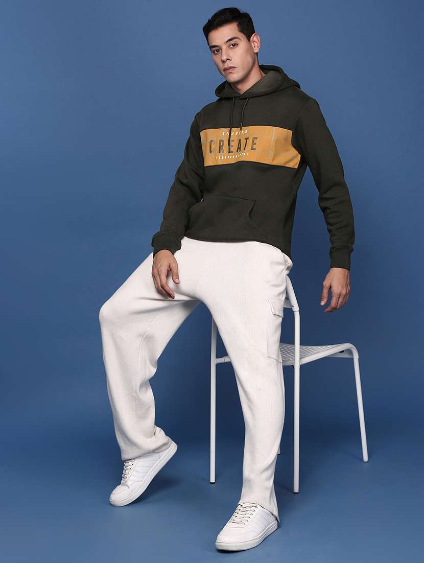 men's printed sweatshirt with hood neck - 21463196 -  Standard Image - 4