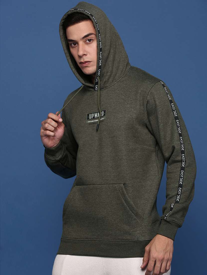 men's printed sweatshirt with hood neck - 21463198 -  Standard Image - 1